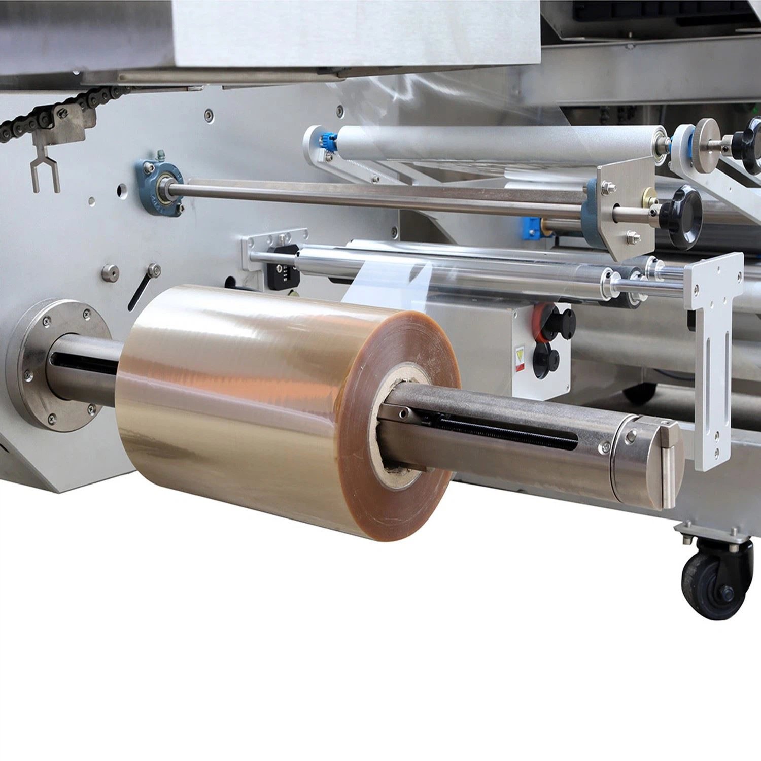 down paper flow wrapper down paper packaging machinery wipes packing machine.jpg