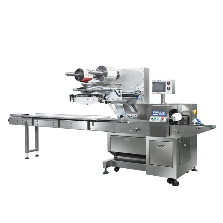 Two Film Rolls Auto Splice Horizontal Packaging Machine
