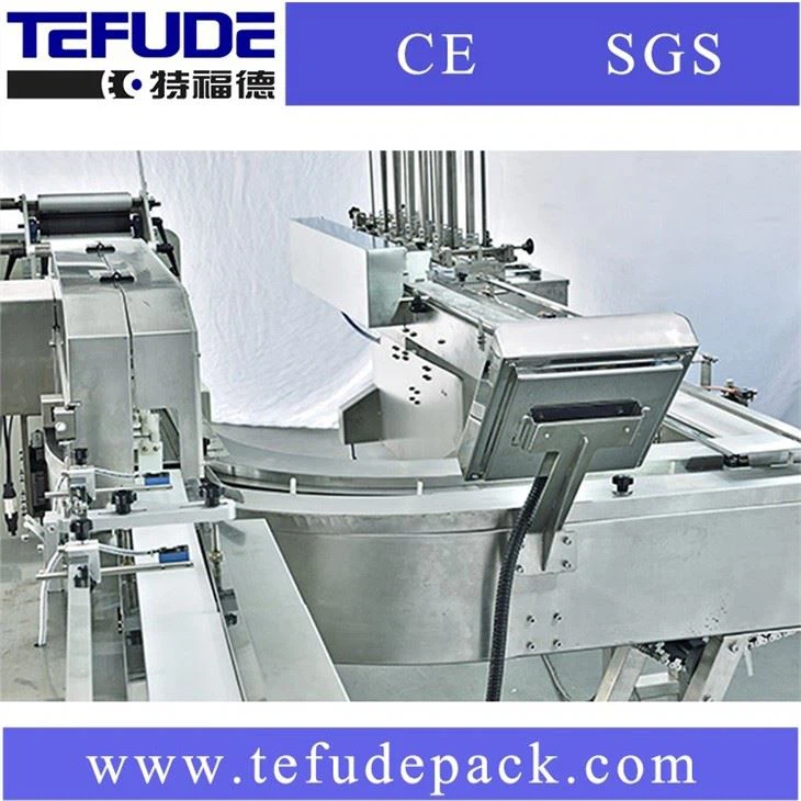 Automatic Stacking And Feeding Line For Peach Crisps