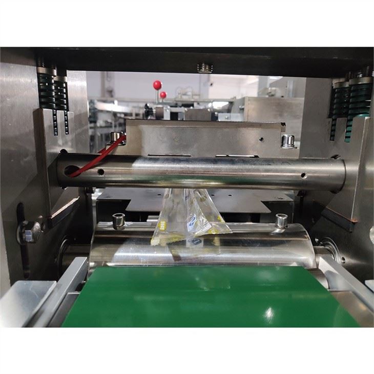 Down Roll Double Film Roller Automatic Packaging Machinery Pocky stick biscuit flow wrap machine automatic wholesale price