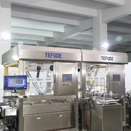 Automatic Feeding & Pallet Loading Packaging Line With Robotic Arm